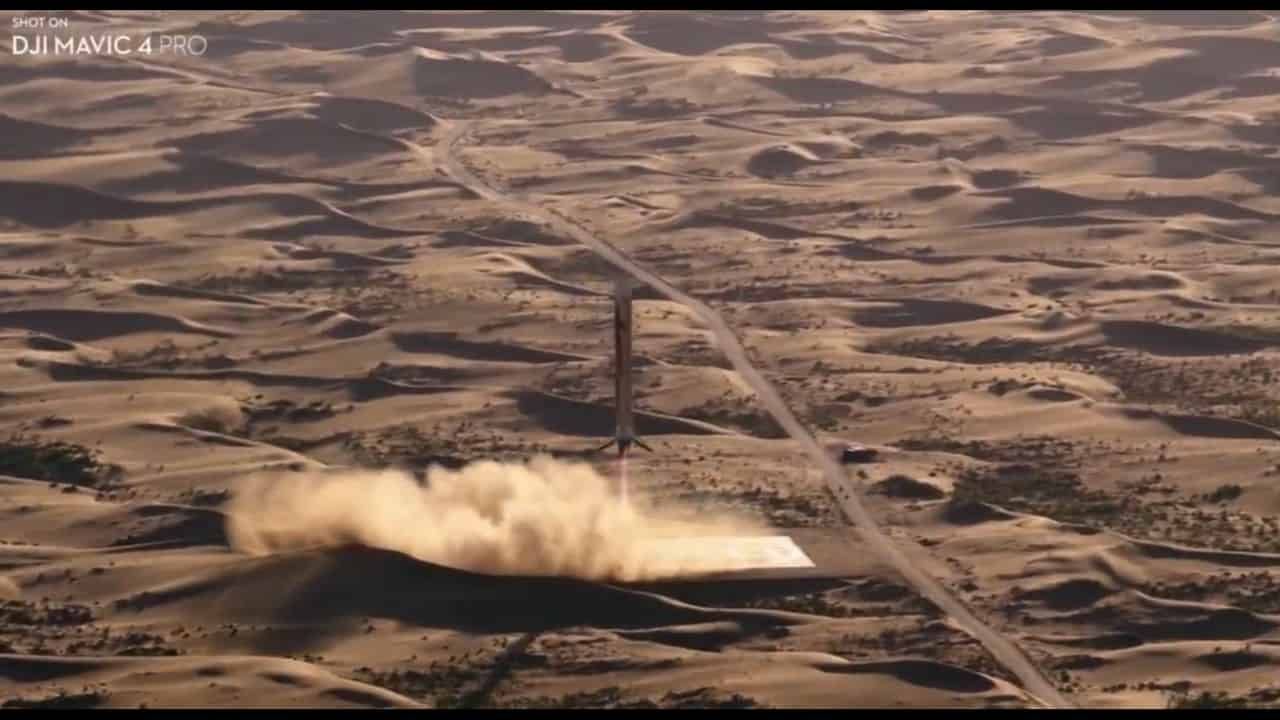 El Zhuque-3 de Landspace aterriza y graba su vuelo con 12 cámaras DJI