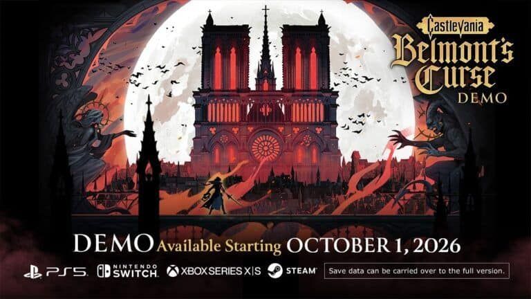 Castlevania: Belmont’s Curse estrenará una demo gratuita el 1 de octubre