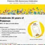 Target celebrará los 30 años de Pokémon con un evento especial el 27 de septiembre