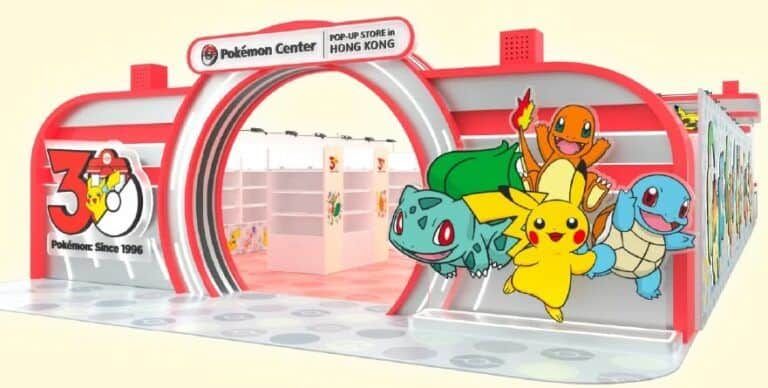Pokémon celebra sus 30 años con su primer Pokémon Center POP-UP STORE en Hong Kong