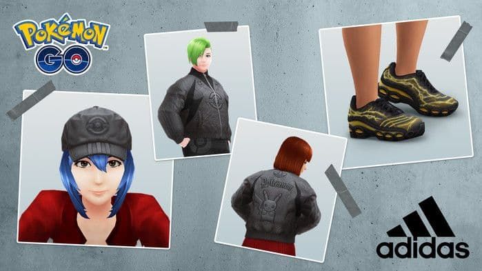 Pokémon GO incorpora artículos para el avatar inspirados en la colección de adidas