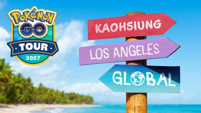Pokémon GO Tour 2027 confirma eventos presenciales en Kaohsiung y Los Ángeles Pokémon GO Tour 2027 confirma eventos presenciales en Kaohsiung y Los Ángeles