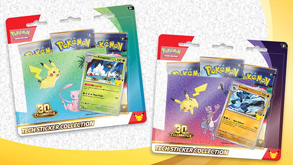 Pokémon TCG lanza la colección de pegatinas tecnológicas por su 30.º aniversario
