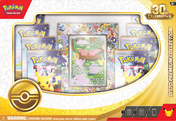 Pokémon TCG: Ditto protagoniza una colección premium por el 30.º aniversario