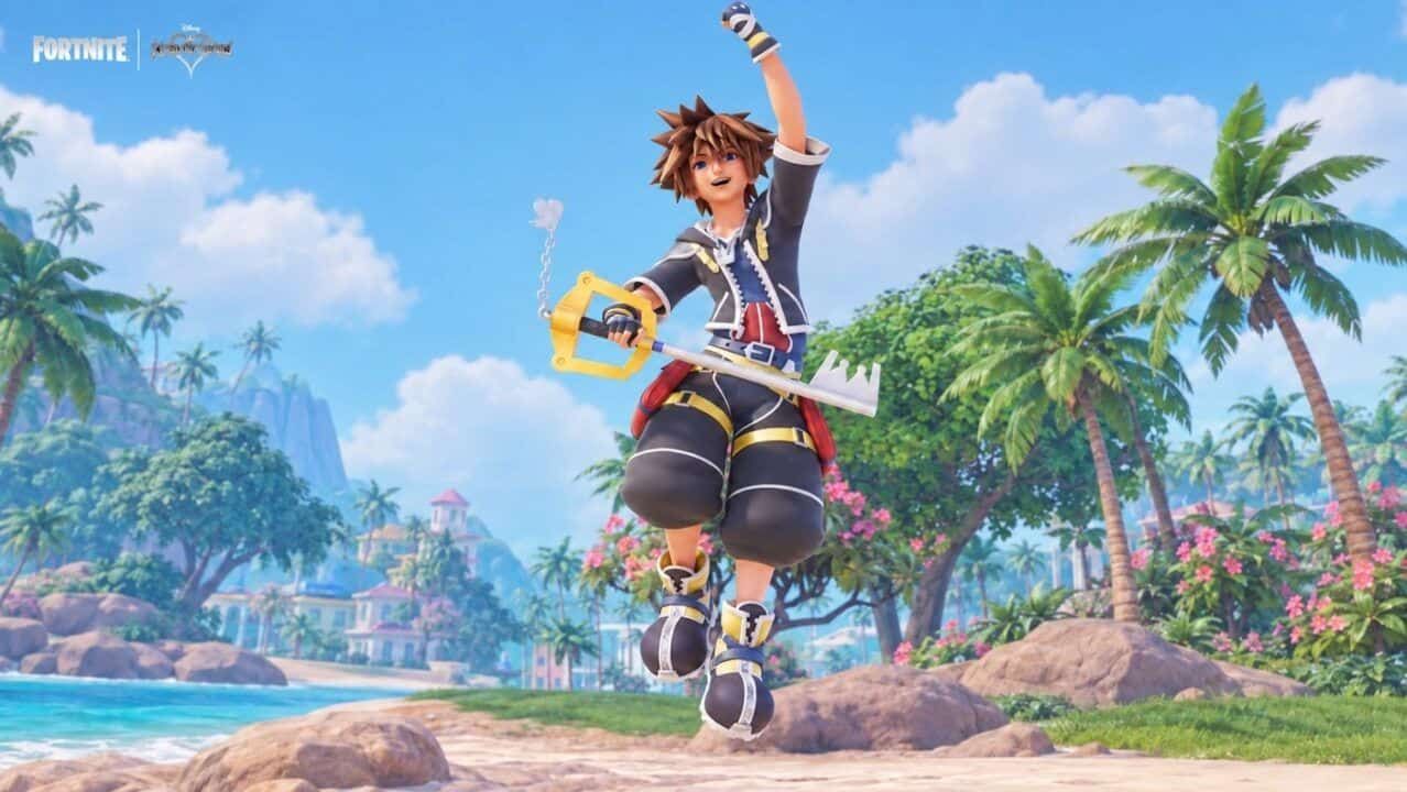 Sora de Kingdom Hearts se incorpora a Fortnite esta semana