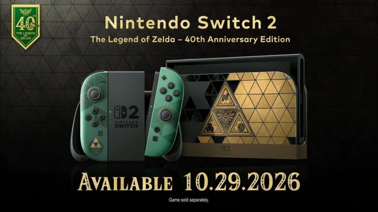 Nintendo prepara una Switch 2 inspirada en Zelda para el 40.º aniversario