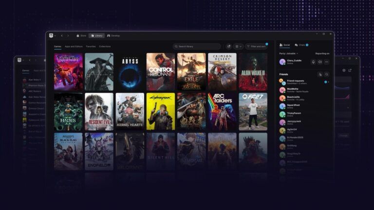 El nuevo Epic Games Launcher llega en pruebas a Windows y promete arrancar casi el doble de rápido que Steam