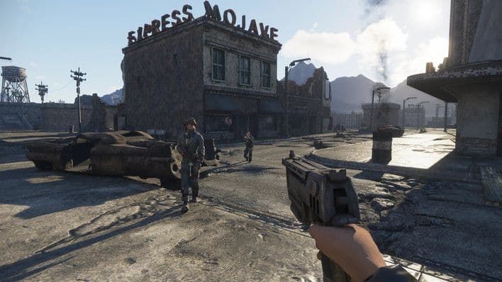 Iluminación de Fallout New Vegas RTX