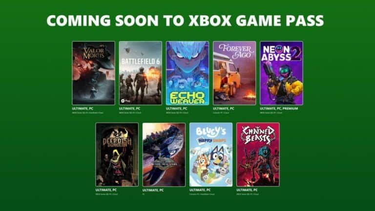 Xbox Game Pass incorpora Battlefield 6 y siete juegos más en octubre