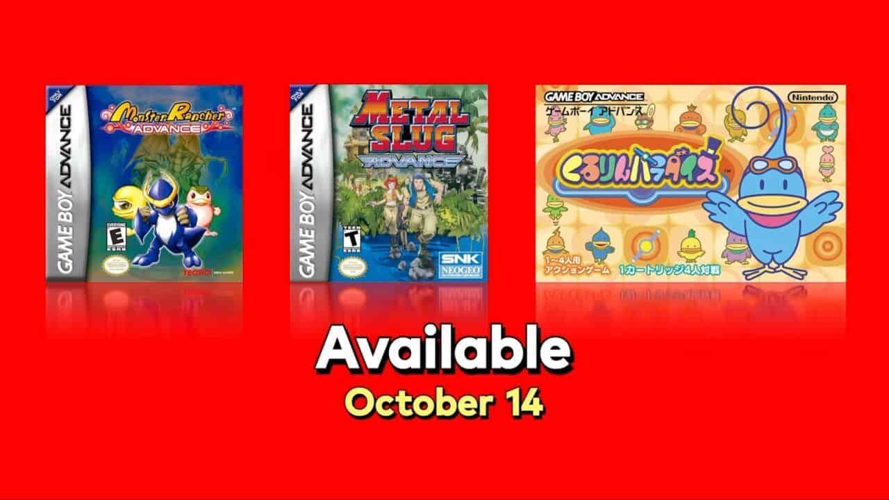 Metal Slug Advance llega al catálogo de GBA de Switch Online junto a otros dos juegos Metal Slug Advance llega al catálogo de GBA de Switch Online junto a otros dos juegos