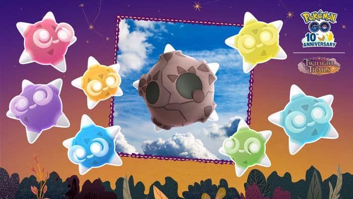 Minior debutará en Pokémon GO con diferentes colores durante lluvias de meteoros Minior debutará en Pokémon GO con diferentes colores durante lluvias de meteoros