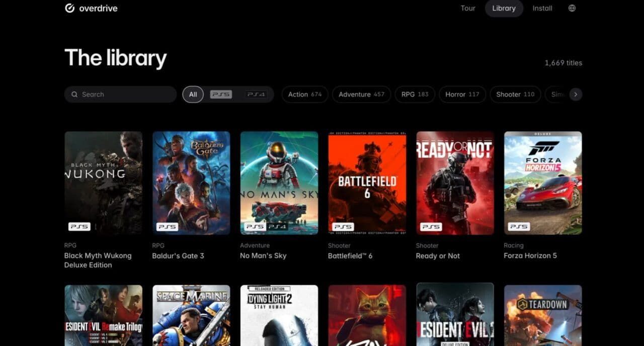 Overdrive reaparece en GitHub tras perder su repositorio con unos 1.600 juegos de PS4 y PS5