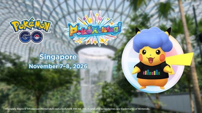 Pokémon GO lleva PokéXciting! al aeropuerto Changi de Singapur