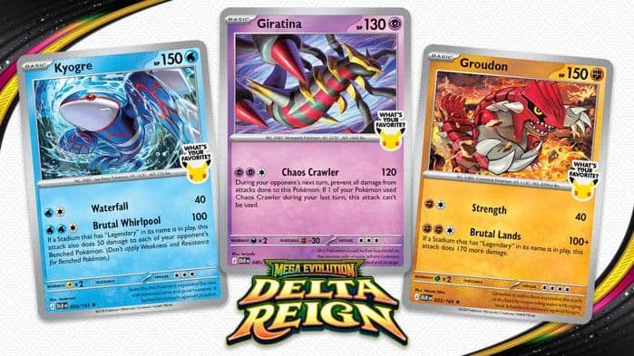 Pokémon TCG: Mega Evolution Delta Reign llegará el 6 de noviembre con promociones en varios países