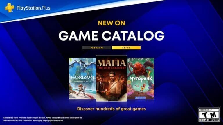 PS Plus suma Mafia: The Old Country en PS5 y Horizon Forbidden West en PS5 y PS4