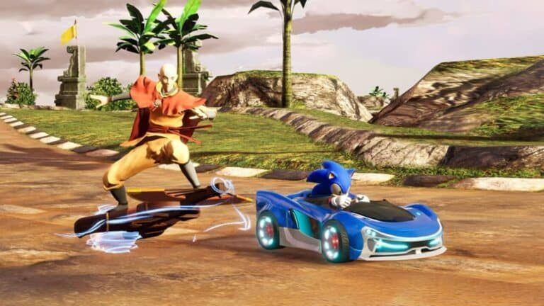 Sonic Racing: CrossWorlds incorporará a Aang y Katara el 14 de octubre