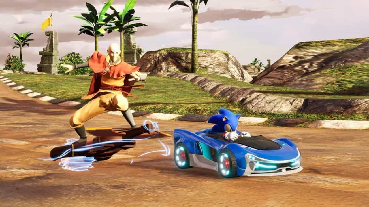 Sonic Racing: CrossWorlds incorporará a Aang y Katara el 14 de octubre
