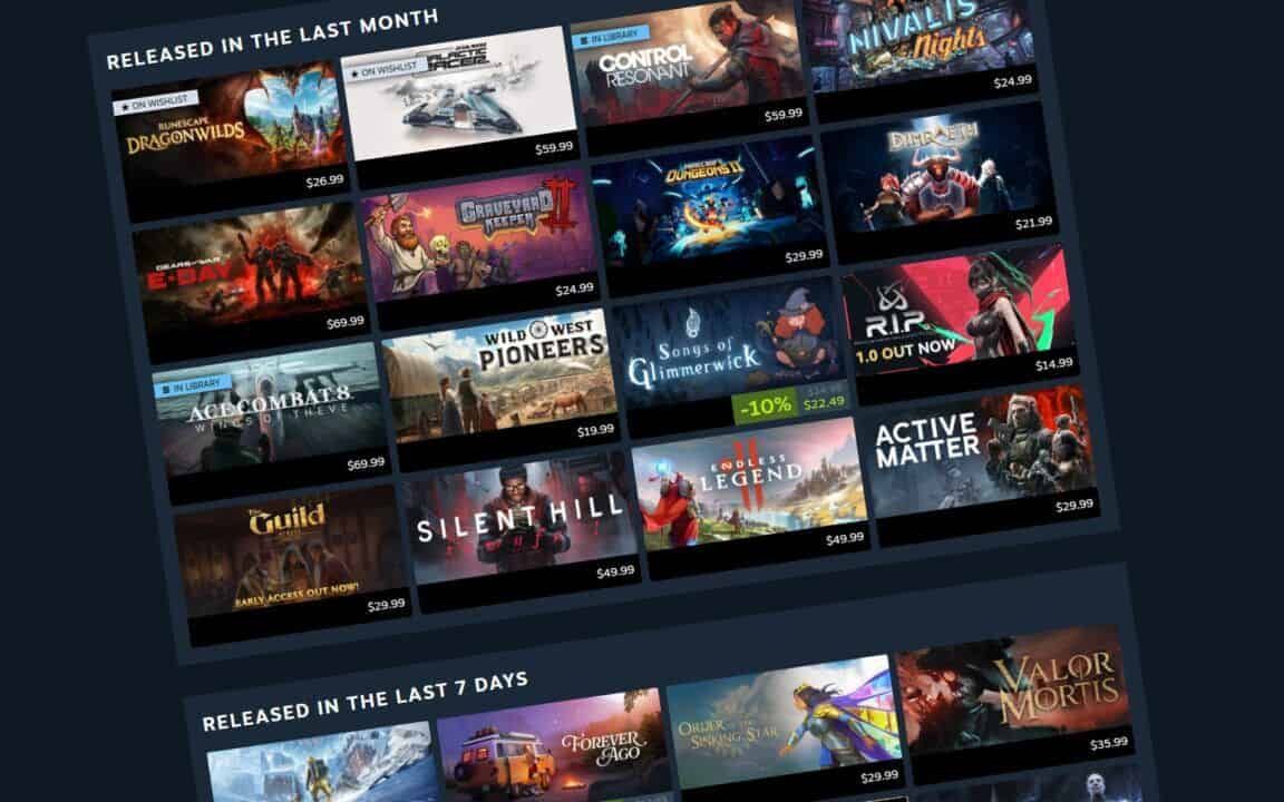 Steam estrena un calendario que recomienda juegos según lo que más juegas Steam estrena un calendario que recomienda juegos según lo que más juegas