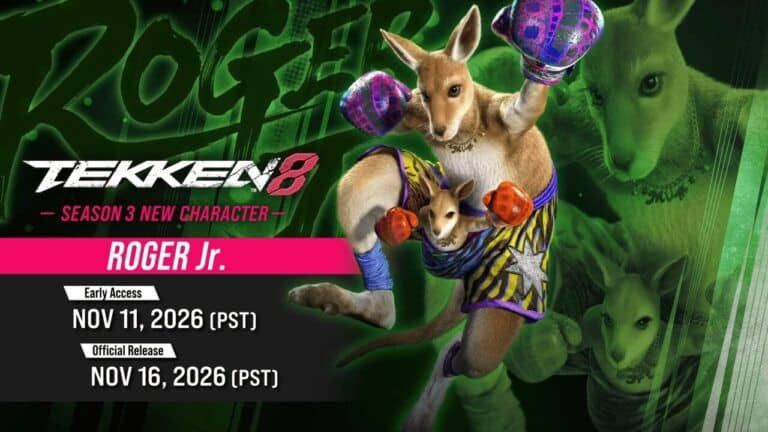 Tekken 8 dará acceso a Roger Jr. cinco días antes con el Pase de la Temporada 3 Tekken 8 dará acceso a Roger Jr. cinco días antes con el Pase de la Temporada 3