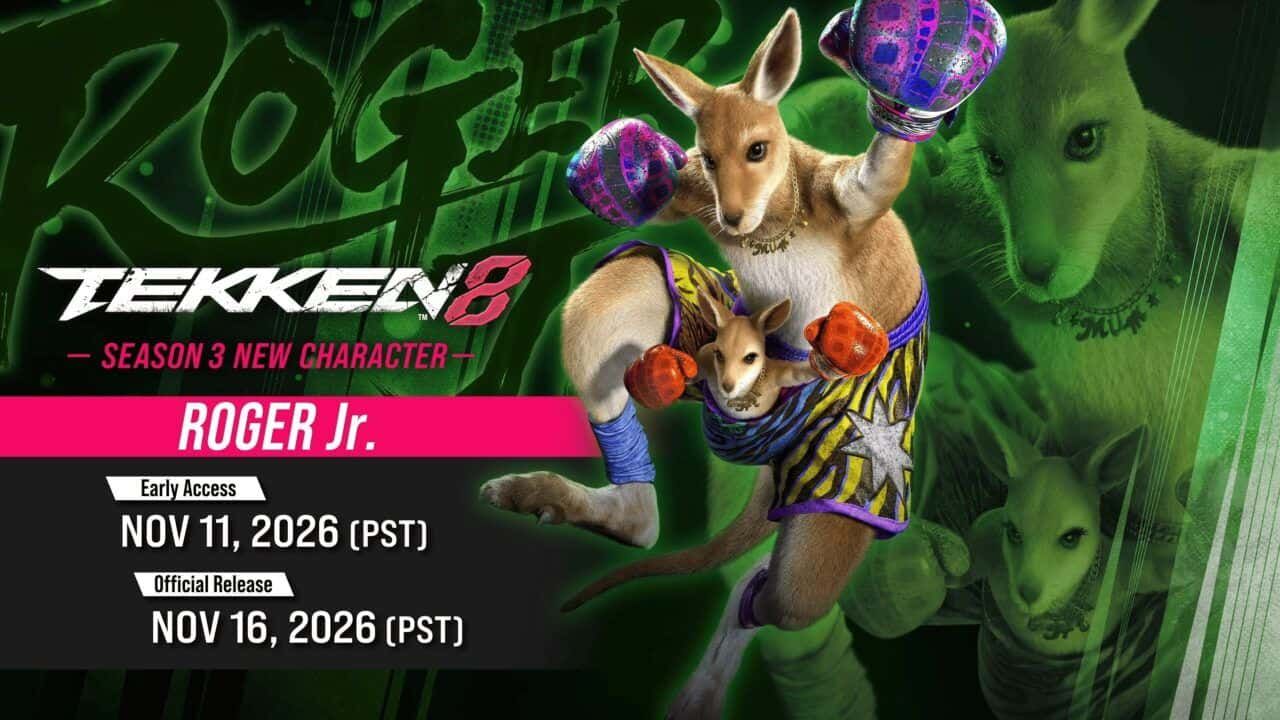 Tekken 8 dará acceso a Roger Jr. cinco días antes con el Pase de la Temporada 3 Tekken 8 dará acceso a Roger Jr. cinco días antes con el Pase de la Temporada 3