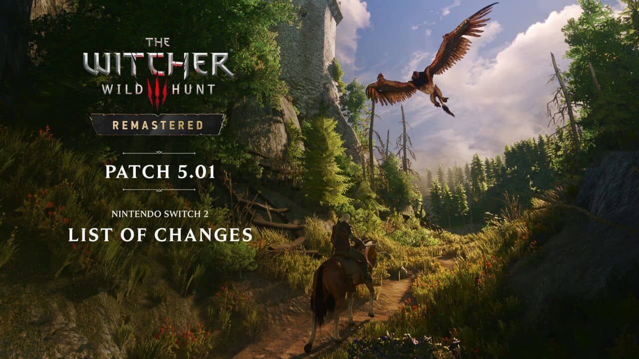 The Witcher 3: Wild Hunt – Remastered mejora su imagen y estabilidad en Switch 2 con el parche 5.10.1