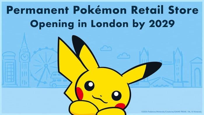 Pokémon tendrá una tienda física permanente en Londres antes de 2029 Pokémon tendrá una tienda física permanente en Londres antes de 2029