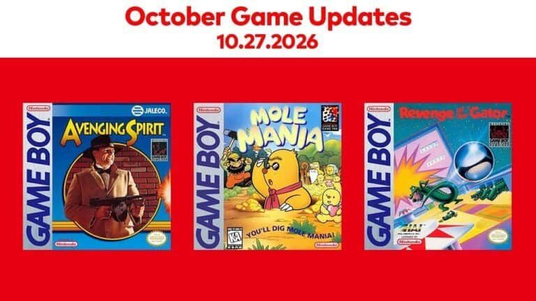 Tres clásicos de Game Boy se suman a Nintendo Switch Online el 27 de octubre
