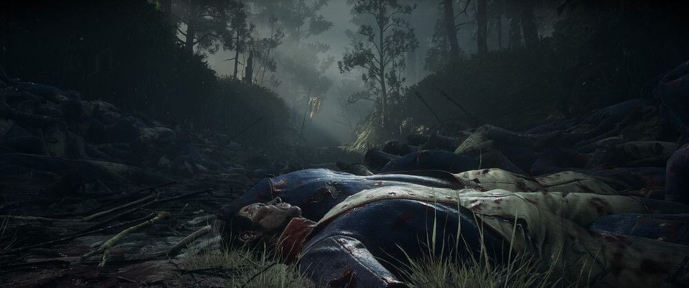 El juego arranca en un valle lleno de cadáveres