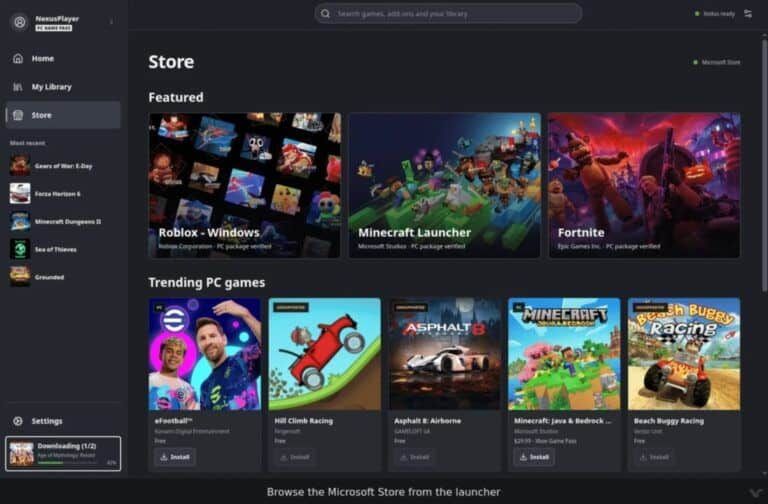 Xodus Nexus lleva Microsoft Store y PC Game Pass a Linux Xodus Nexus lleva Microsoft Store y PC Game Pass a Linux